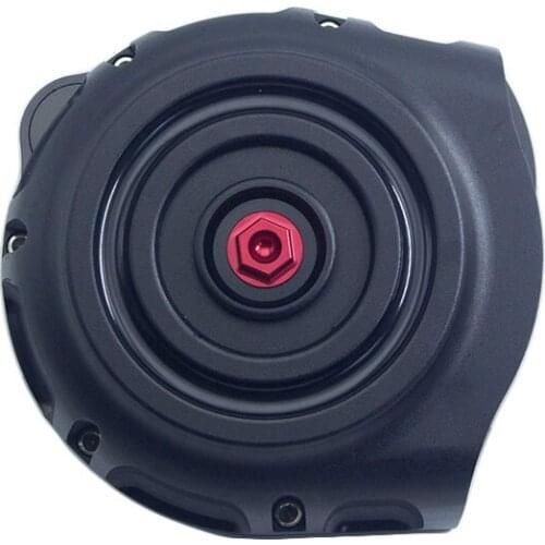 Black Air Cleaner Filter Intake w/ Red Spike For Harley Sportster XL 04-up Twin Cam & Evo 93-17 Touring Trike Dyna FXR Softail