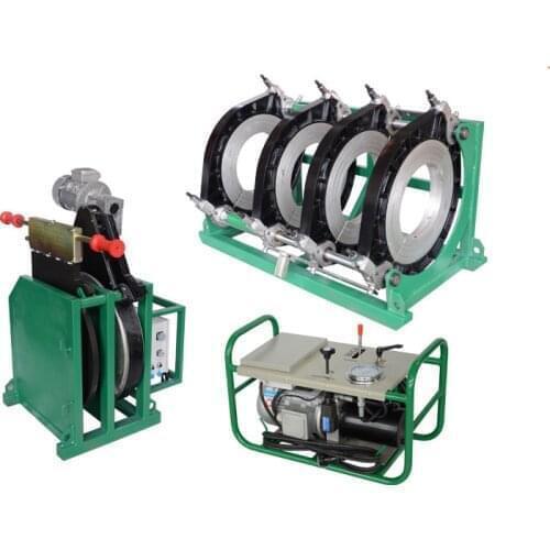 Hydraulic apparatus for welding of HDPE pipes