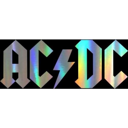 Personality AC/DC Cartoon Auto Stickers and Decals Motorcycle Rear Window Vinyl Stickers on Car Styling Apply To Car Window