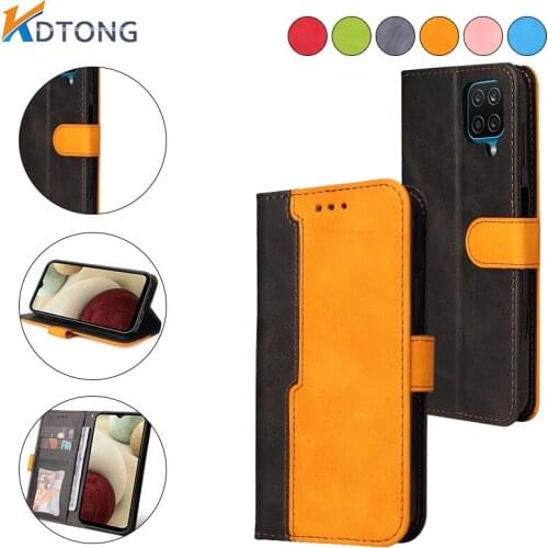 Leather Case For Samsung Galaxy M10 A10 A20 A30 A50 A11 M11 A21 M12 F12 A02 M02 F02 A03 M32 S A12 A52 A72 A82 Quanturm Cover