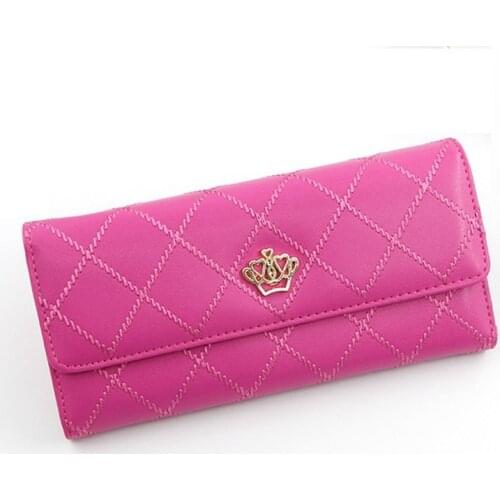 Fashion Women Wallet Leather 2021 Coin Purses for Women Red Blue Purple Black Yellow Bag Korean Monedero Mujer Portfel Damski