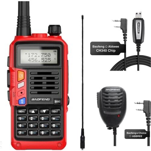 NEWEST Baofeng UV-S9 Plus 10W Walkie Talkie Transceiver (Upgraded Version of UV-5R ), Dual Band 136-174/400--520MHz 10W&MIC