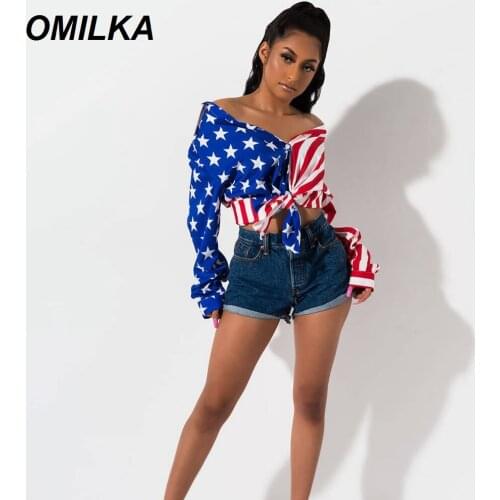 Женские рубашки в полоску OMILKA China At AliExpress