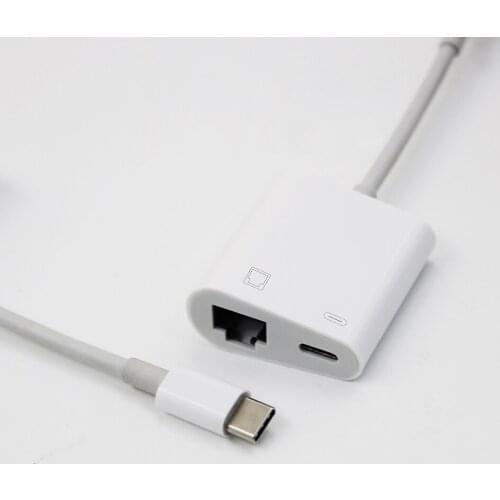 OTG Ethernet USB Adapter For USB C to RJ45 Ethernet LAN Wired Network 100mbs Converter for type c port mobile phone