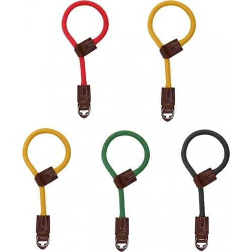 Nylon Cowhide Camera Strap Adjustable Strong Camera Adjustable Wrist Lanyard Strap Grip Weave Cord For Para Cord DSLR Wholesale