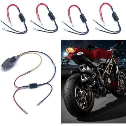 4PCS 10W10Ω Moto Load Decoding Resistor for LED Mini Turn Signal Light Flash Kit