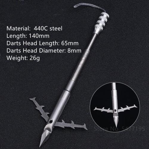 1pcs Stainless Steel Arrow Slingshot Accessories Hunting Shooting Fishing Shooting Darts Harpoon Slingshot Accessories