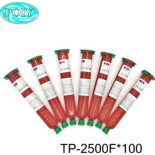 TP-2500F 100pcs 50G UV Glue LOCA Liquid Optical Clear Adhesive Glue For Cellphone Glass Lens Repair DHL