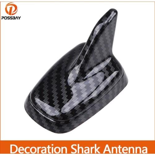 Universal Car Shark Antenna Carbon Fiber Look Decoration No Reception Function Exterior Parts for BMW/VW/Ford/Mazda/Hyundai/Opel