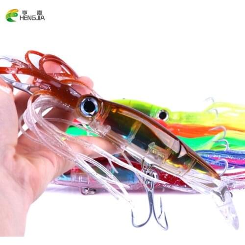 1Pcs Octopus Crank Swings Squid Bait 14cm 43g For Artificial 6 Color Hard Bait Tuna Sea Fishing Wobbler Spinner Tools Allure