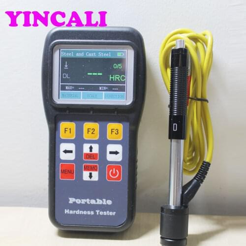 High Quality Portable Color Screen Hardness Tester YHT500 Hardness Scale HL, HB, HRB, HRC, HRA, HV, HS, Leeb Hardness Meter
