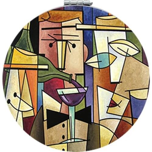 Youhaken van gogh Famous paintings Portable mirror canvas Palette impressionism picture Beauty Health Mirrors PT23