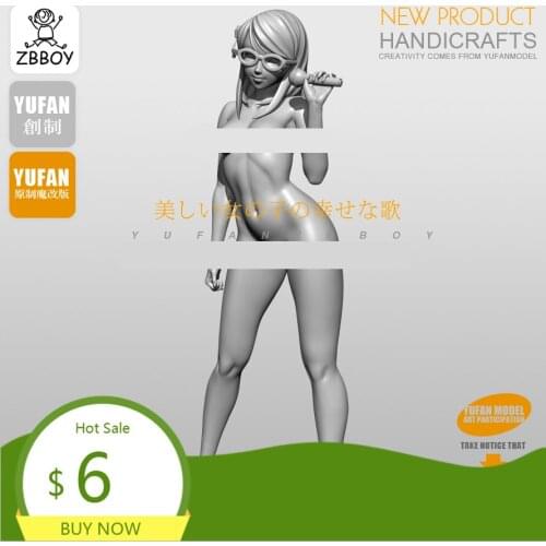 50MM1/35 Resin kits K song girl resin soldier self-assembled TD-201999