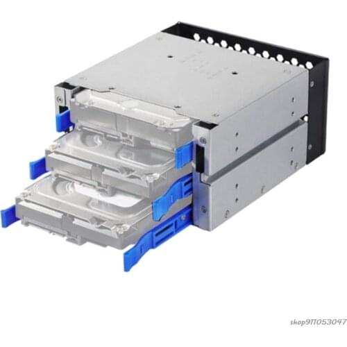 Free Shipping 3.5-Inch Hard Drive Cages 3.5 To 5.25 Three-Disc 2 Chassis Drives In The Chassis Hard Drive Box j26 21 wholesales