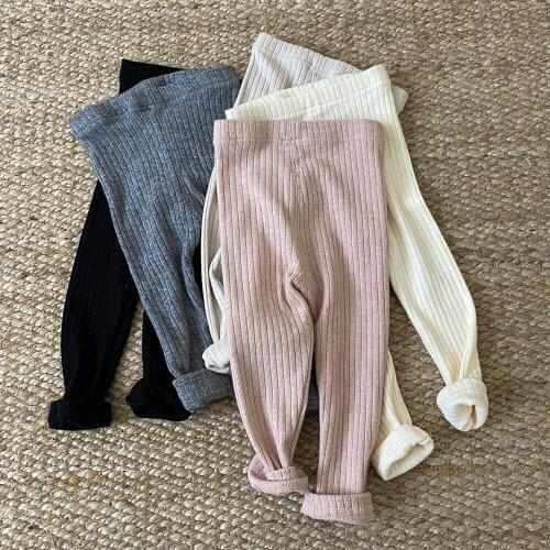 Children Kids Boys Girls Knit Pants Casual Kids Baby Boy Girl Strip Pants Spring Autumn Baby Boy Girl Pants