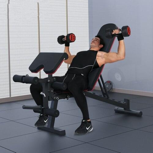 Home Multi-Functional Dumbbell Bench, Folding Design Sit Ups Board, For Full Body Abs Exercises