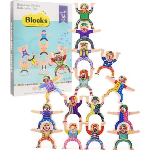 Hercules Acrobatic Troupe Villain Children Puzzle DIY Stacking Building Blocks