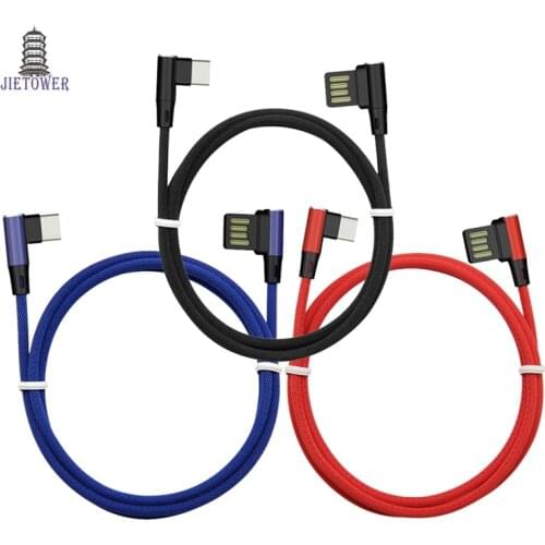 50 pcs lot 90 Degree USB Cable For iPhone X 8 7 6 ios Charging Charger Wire Cord Fast Micro USB Cable USB Type B Cable wholesale