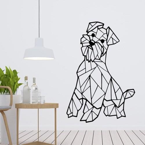 Colorful Dog Decal Removable Vinyl Mural Poster For Living Room Bedroom Decoration Accessories Murals