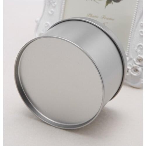 Round Metal Jewelry Wrist Watch Display Box Storage Organizer Case With Cushion new