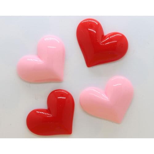 50mm fridge magnet red pink heart decoration magnetic sticker kids like girl boy gift art crafts paper fixer paste creative
