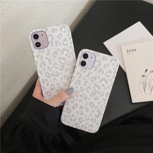 Western style Fashion Luxury Leopard Phone Case for Iphone 11 Pro Max 7 8 plus X Xs Max Sexy girl Soft silicone Cover funda capa