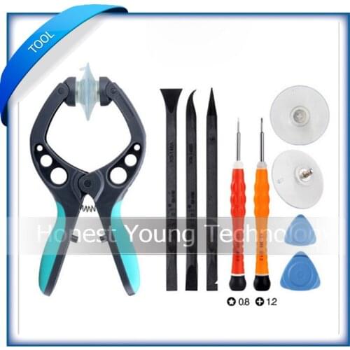 Ekvinor Heavy Duty Suction Cup Sucker for iPad for iPhone LCD Screen Piler Puller Repair Opening Tool Kit, One with 10pcs