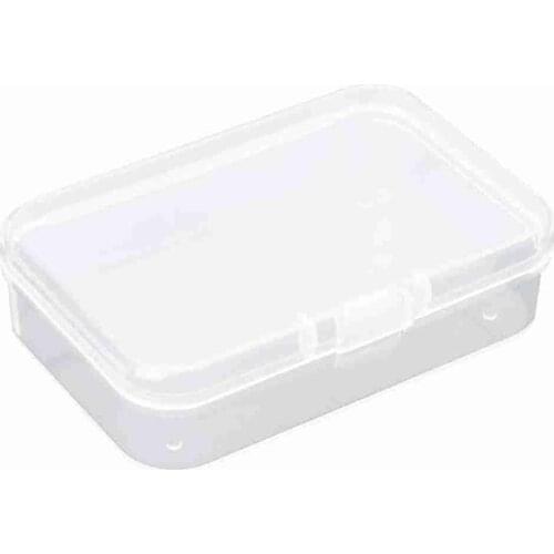 Transparent Plastic Toy Organizer Jewelry Storage Boxes Rectangle With Cover Hardware Parts Multipurpose Storage Box Small Boxes
