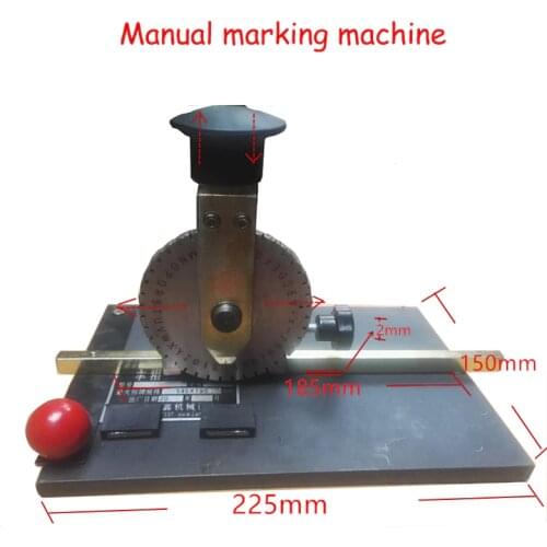 Manual Marking Machine Metal Plate Printer High Quality Handheld Signage Stamping Machine Steel Alphabet JTK-508