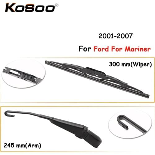 KOSOO Auto Rear Car Wiper Blade For Ford For Mariner,300mm 2001-2007 Rear Window Windshield Wiper Blades Arm,Car Accessories