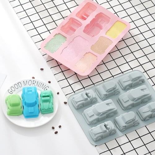 Silicone car cake moulds Non-stick Kitchen Bakeware Cake Mould Pan Pudding Maker Mold DIY Chocolate Chip Mold Baking Tool