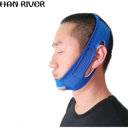 1PC Prevent snoring Brackets chin jaw dislocation fixed towing comfortable sleep to prevent the dream to correct mouth breathing