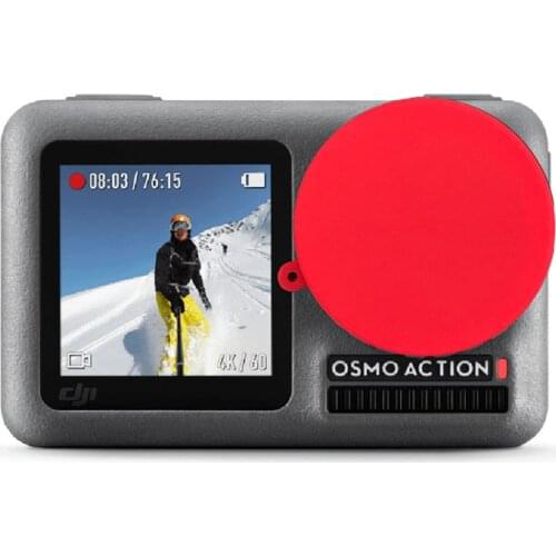 Soft silicone cap lens cover Protective cover for dji osmo action camera Accessories Red black blue green