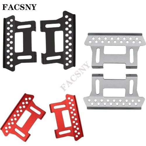 Tough Armor Side Plates Metal Pedals Slider for 1/10 RC Crawler Axial SCX10 RC4WD TF2 RGT 86100 Upgrade Parts