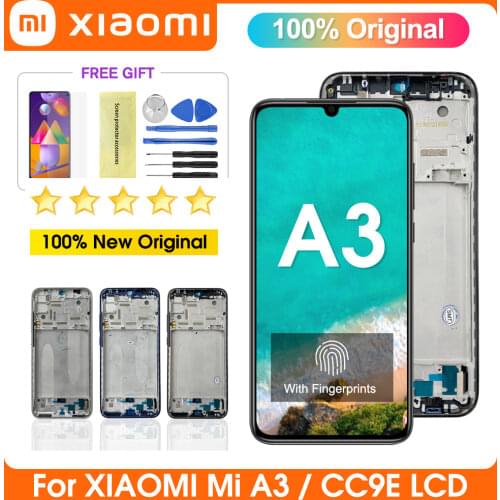6.09" Super AMOLED LCD Display For Xiaomi Mi CC9E Replacement Touch Screen Digitizer Assembly For Xiaomi MiA3 LCD