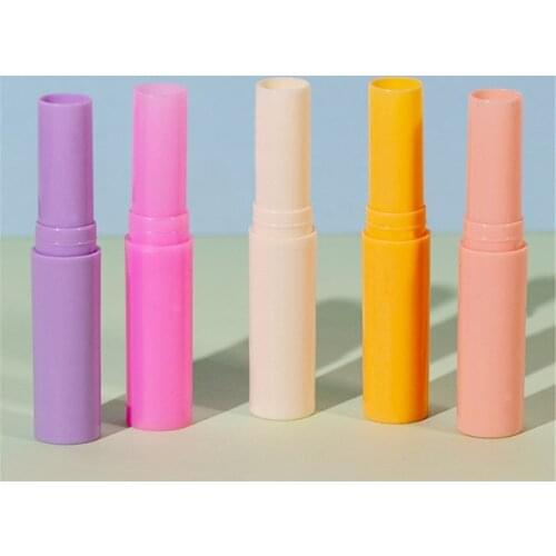 1 pcs 4 ML Cosmetic Slim DIY Empty Chapstick Lip Gloss Hot Filling Lipstick Balm Tube with Caps Container Bottle Lip Makeup Tool