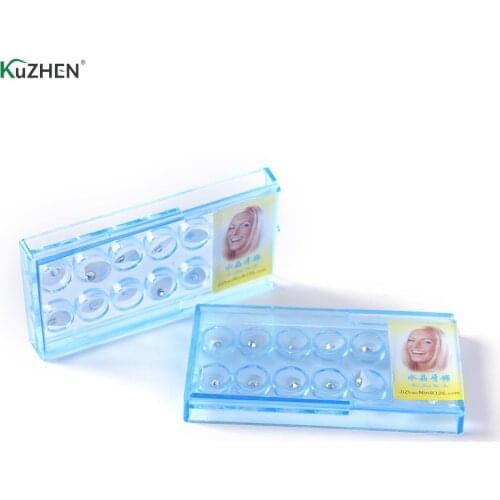 10PCS Crystal Tooth Ornaments Jewelry Dental Oral Teeth Gems Clear Color Teeth Nail Decoration Cosmetic Tools for Women