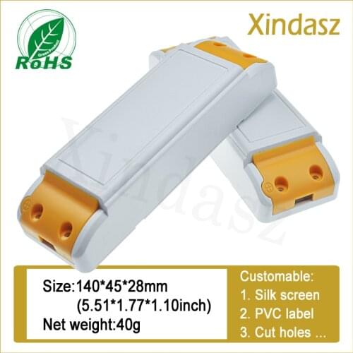 10pcs/lot)Free shipping 140*46*28mm LED power driver enclosure pc enclosure for bins and containers
