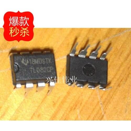 10PCS The new TL082 TL082CP TL082CN DIP-8 op-amp