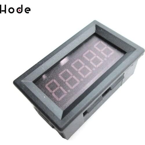 3 Wires 5 Digit DC 0-33.000V Red LED Panel Voltage Meter Gauge Digital Voltmeter Tester Electrical Instruments for Car Auto