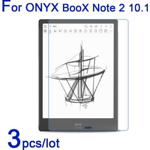 3pcs/lot Soft Clear/Matte/Nano Explosion-Proof Protective Films for ONYX Boox Note 2 10.1inch Ebook Tablet Screen Protectors