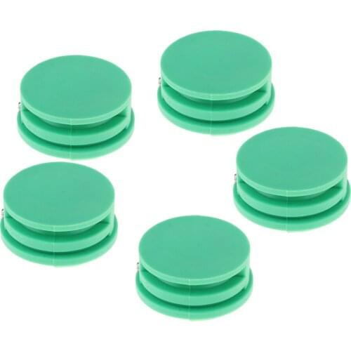 5 Pack Surfing Surfboard Longboard Shortboard Leash Cup Repair Plugs with Stainless Steel Bar (Green)