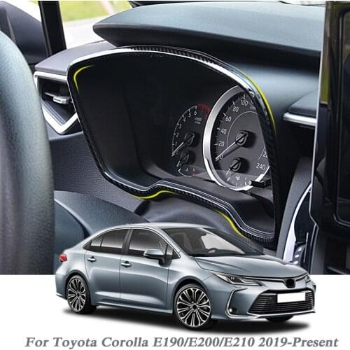Car Styling For Toyota Corolla E190 E200 E210 2019-Presen Dashboard Frame Sequin Decoration Sticker Interior Frame Accessory