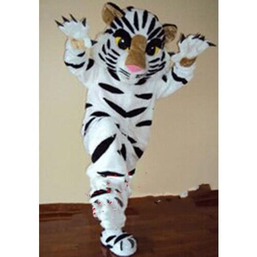 White Tiger Mascot Costume Suits Cosplay Party Game Animal Fancy Dress Outfits Advertising Promotion Carnival Halloween Parade