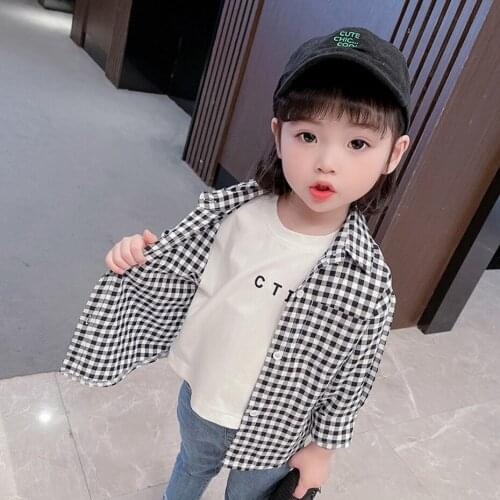 Girls Blouse Striped Childrens Shirts For Girls Casual Style Childrens Blouse For Girls Spring Autumn Childrens Clothes For G