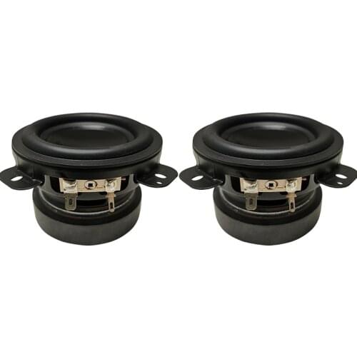 2PCS 3.5 Inch Full Range Woofers speaker 4Ohm 20W Treble Mid Subwoofer Speaker Woofer Calm Loudspeaker Home Theater Car Audio