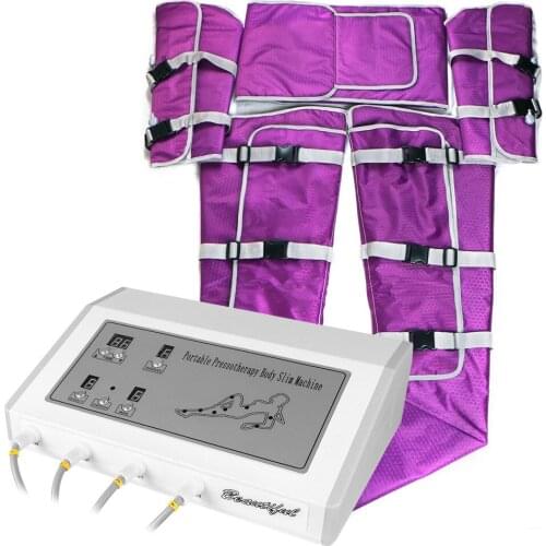 New Electric Air Compression Body Massager Air Circulation Pump Leg Wraps Foot Ankles Socks Detoxification Machine EMS