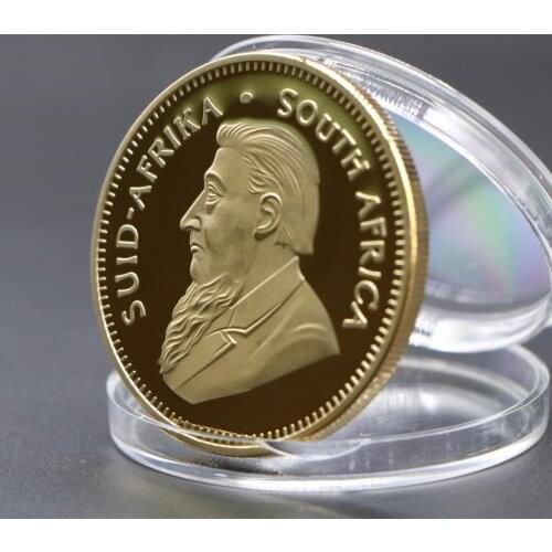 1967 South Africa Saudi Africa Krugerrand 1OZ Gold Coin Paul Kruger Token Value Collectible Coins