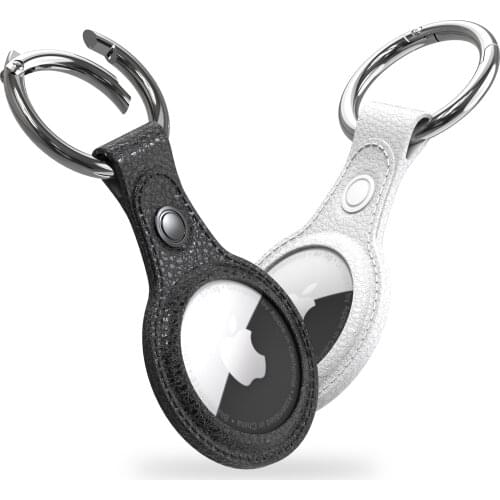 High quality Leather Case For Apple Airtags Protective cover For Apple Locator Tracker Anti-lost Device Keychain Protect Sleeve