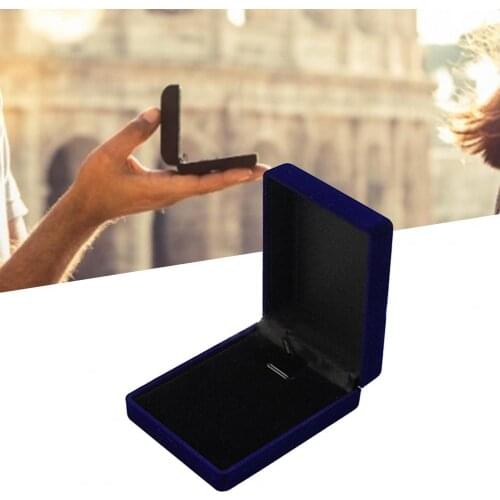 Fashion Elegant Velvet Earring Necklace Ring Bracelet Jewelry Display Box Holder Storage Box Case Packaging Box For Girllfriend
